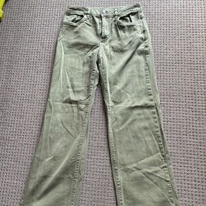 Olive Green Jeans